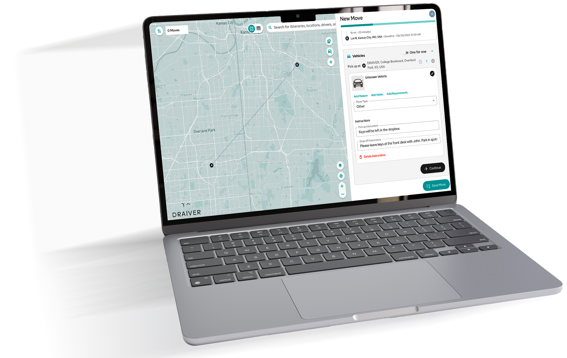 Draiver — AI-Powered Vehicle Logistics Platform